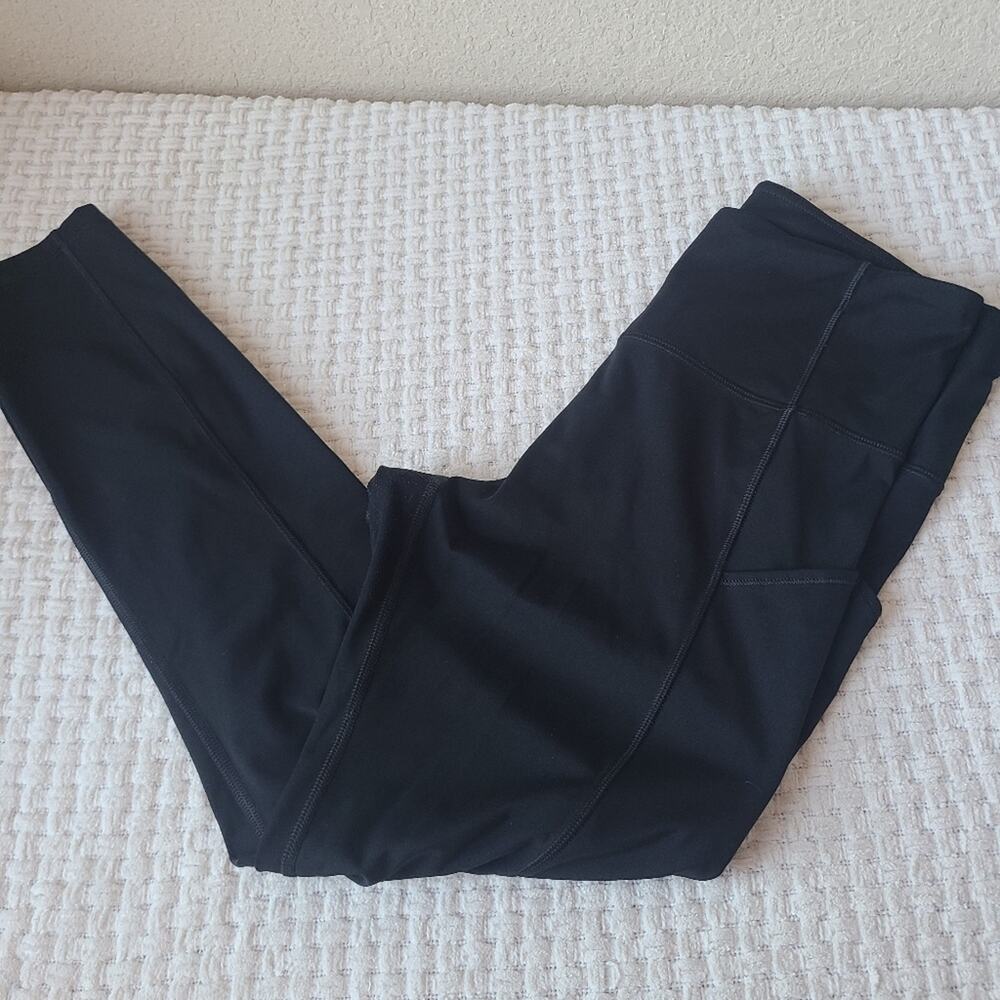 Crazy Yoga Black Leggings Women's Size S